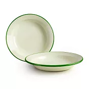 《IBILI》琺瑯深餐盤(米綠28cm) | 餐具 器皿 盤子