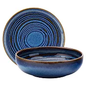 《Utopia》Santo石陶深餐盤(鈷藍16cm) | 餐具 器皿 盤子