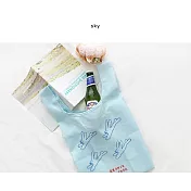 【U】Romane －購物袋(小) 天空兔(藍)