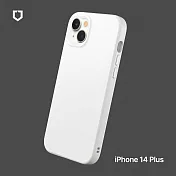 犀牛盾 iPhone 14 Plus (6.7吋) SolidSuit 經典防摔背蓋手機保護殼 - 經典白