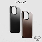 美國NOMAD 精選Horween皮革保護殼-iPhone 14 Pro (6.1＂) 黑色