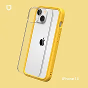 犀牛盾iPhone 14 (6.1吋) Mod NX 防摔邊框背蓋兩用手機保護殼 - 黃