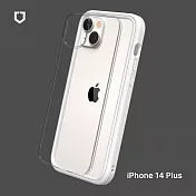 犀牛盾iPhone 14 Plus (6.7吋) Mod NX 防摔邊框背蓋兩用手機保護殼 - 白