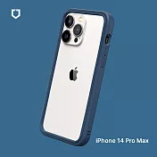 犀牛盾 iPhone 14 Pro Max (6.7吋) CrashGuard NX 防摔邊框手機保護殼- 海軍藍