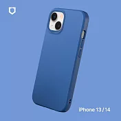 犀牛盾 iPhone 14 / 13 共用 (6.1吋) SolidSuit 經典防摔背蓋手機保護殼 - 鈷藍