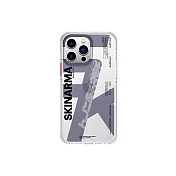 Skinarma日本潮牌 iPhone 14 Pro Raku 三料防摔手機殼 白紫