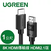 綠聯 8K HDMI傳輸線 HDMI 2.1版 純銅編織款 (3公尺)