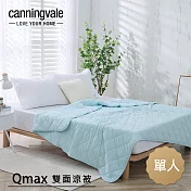 【canningvale】Qmax雙面涼感被-單人(二色任選) 天空藍