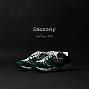 Saucony 休閒鞋 Grid Azura 2000 男鞋 深綠 復古 Mallard 索康尼 半透明 S704916