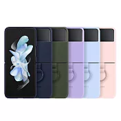 SAMSUNG Galaxy Z Flip4 原廠矽膠薄型背蓋 (附指環扣) 精靈紫