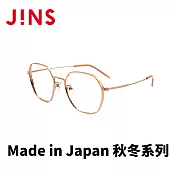 JINS Made in Japan日本製秋冬系列(UTF-22A-009) 玫瑰金