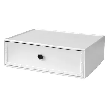 《八幡化成》抽屜整理收納箱(簡約白34cm) | 整理籃 置物籃 儲物箱