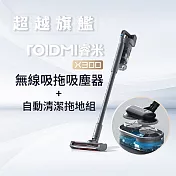 Roidmi 睿米科技 無線吸拖吸塵器 X300+拖地自清潔組 (業界頂規) 灰