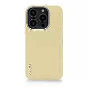 DECODED - iPhone 14 Plus 系列抗菌矽膠手機殼 - 奶油黃