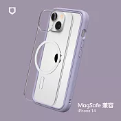 犀牛盾 iPhone 14 (6.1吋)  Mod NX(MagSafe兼容) 邊框背蓋兩用手機保護殼- 薰衣紫