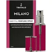 TRAVALO MILANO 米蘭系列香水分裝瓶 5ML (多色任選) 桃紅色