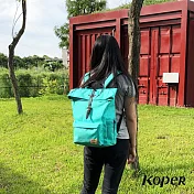 【KOPER】心實袋-單扣休閒後背包 MIT台灣製造 馬卡龍綠
