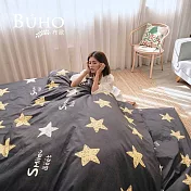 《BUHO》雙人四件式薄被套床包組 《夢想星空》