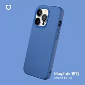 犀牛盾 iPhone 14 Pro (6.1吋) SolidSuit (MagSafe 兼容) 防摔背蓋手機保護殼- 鈷藍