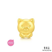 【點睛品】 Charme Mini 十二生肖-豬 黃金串珠