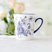 《London Pottery》BlueRose陶製馬克杯(300ml) | 水杯 茶杯 咖啡杯