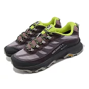 Merrell 戶外鞋 Moab Speed GTX 女鞋 紫黑 綠 襪套式 防水 郊山 登山 運動鞋 ML067496 25.5cm IRIS