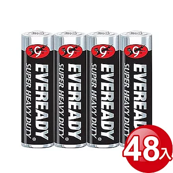 EVEREADY永備 碳鋅電池 AA 3號電池 48入/盒