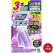 日本【小林製藥】馬桶洗淨花瓣凝膠28g 薰衣草補充包3入 超值兩件組