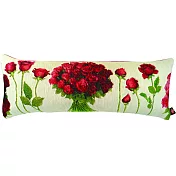 Art de Lys法國原裝 5425B 紅色玫瑰/米色背面/單面枕套25x60