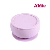 abiie 食光碗-吸盤式矽膠餐碗 甘藍紫