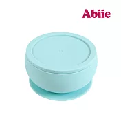 abiie 食光碗-吸盤式矽膠餐碗 蘇打藍
