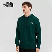 The North Face 漸層印花 男連帽大學T-NF0A7QUZD7V S 綠