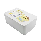 【Sanrio 三麗鷗】濕紙巾收納盒 綜合簡約系列 收納盒 衛生紙收納 口罩收納 (18.8*12.2*7.5cm) 布丁狗料理