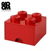 Room Copenhagen 樂高 LEGO® 四凸抽屜收納箱 紅色