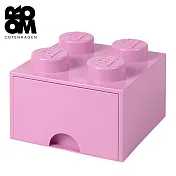 Room Copenhagen 樂高 LEGO® 四凸抽屜收納箱 淺粉色