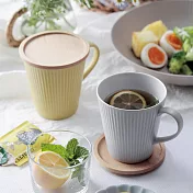 有種創意 - 日本美濃燒 - 輕量檸檬乳酪 - 對杯禮盒組 - 附杯墊(4件式) -330ml