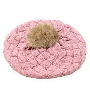 【iSFun】鬆軟棉織＊兒童貝蕾帽 粉