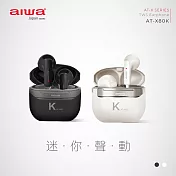 AIWA 愛華 ENC降躁真無線藍牙耳機 AT-X80K 白色
