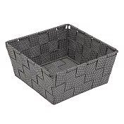 《VERSA》方形編織收納籃(灰白點19cm) | 整理籃 置物籃 儲物箱