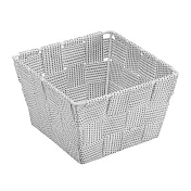 《VERSA》方形編織收納籃(白灰點14cm) | 整理籃 置物籃 儲物箱
