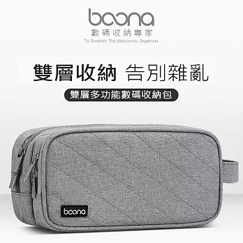 【LOTUS】baona 手機筆電配件行動電源收納包 F款