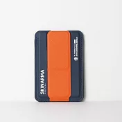 Skinarma日本潮牌 Kado磁吸卡夾支架 藍橘款