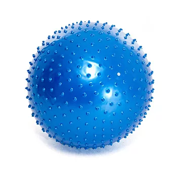 Fun Sport 樂波兒-核心訓練健身球（65cm顆粒按摩防滑款）附打氣筒-（抗力球/彈力球/運動球/復健球） 好動藍