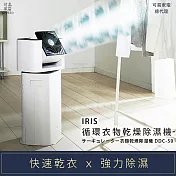 日本IRIS 『快速乾衣 x 強力除濕』循環衣物乾燥除濕機 DDC-50