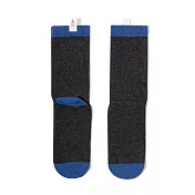 【WARX 除臭襪】薄款經典小標撞色高筒襪-礦藍 M