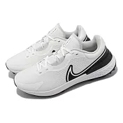 Nike 高爾夫球鞋 Infinity Pro 2 Wide 男女鞋 白 黑 寬楦 機能 高球 緩震 運動鞋 DM8449-115 24cm WHITE/BLACK