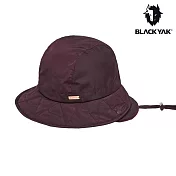 【BLACKYAK】女 舖棉漁夫帽 M 酒紅-56