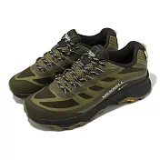 Merrell 戶外鞋 Moab Speed GTX 男鞋 墨綠 襪套式 防水 低筒 登山 運動鞋 ML067455
