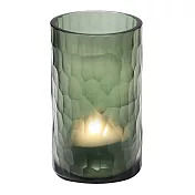 《Philippi》波紋手工玻璃燭台(草綠) | 蠟燭臺 燭座