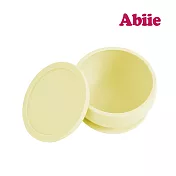 abiie 食光碗-吸盤式矽膠餐碗 檸檬黃